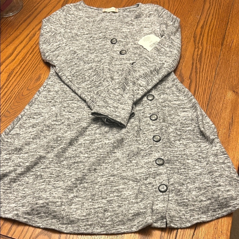 Altar'd State Heather Gray Knit Top